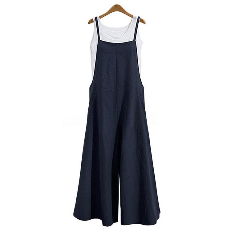 🔥😍👖【S-5XL】Jednostavan i lagan kombinezon, elegantan kombinezon širokih nogavica