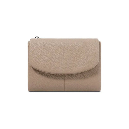👝Cartera unisex RFID Pebble de piel auténtica