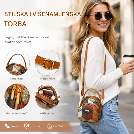 💼2026 Nova modna ženska torbica od prave kože u boji