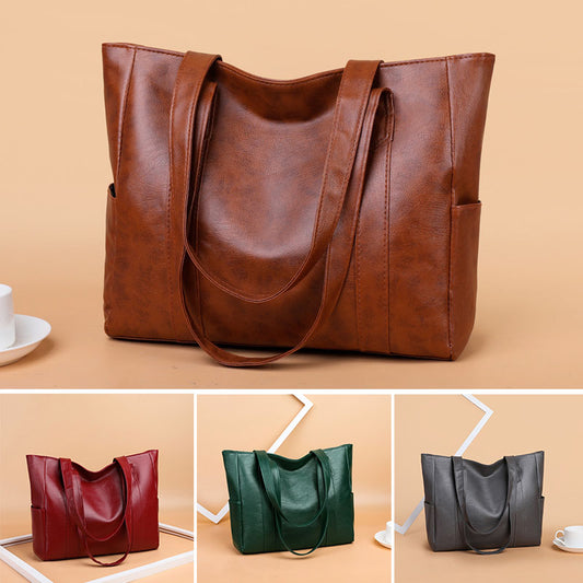 ✨👜【Vruća rasprodaja🔥】【Veliki kapacitet】Ženska torba za rame izrađena od mekane kože, novost iz 2025.