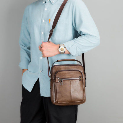 🏆【Oferta ograniczona czasowo】👜 Męska torebka z krowiej skóry na co dzień