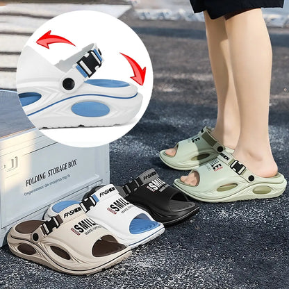 [38-45] Zapatos de playa con plataforma para hombre, sandalias deportivas informales, antideslizantes y resistentes al desgaste.