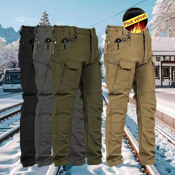 ⌛ POSLEDNÝ DEŇ VÝPREDAJA – ZĽAVA 50 %!🔥 Pánske vojenské taktické nohavice s vetruodolným a termoizolačným dizajnom