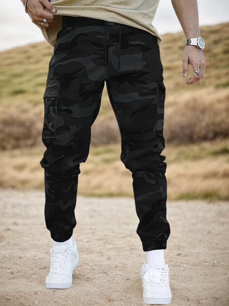 🛠️ ZĽAVA 60% 👖 Odolné taktické pracovné nohavice – zmes nylonu a bavlny, mnoho funkčných vreciek, ideálne pre prácu vonku 🌲