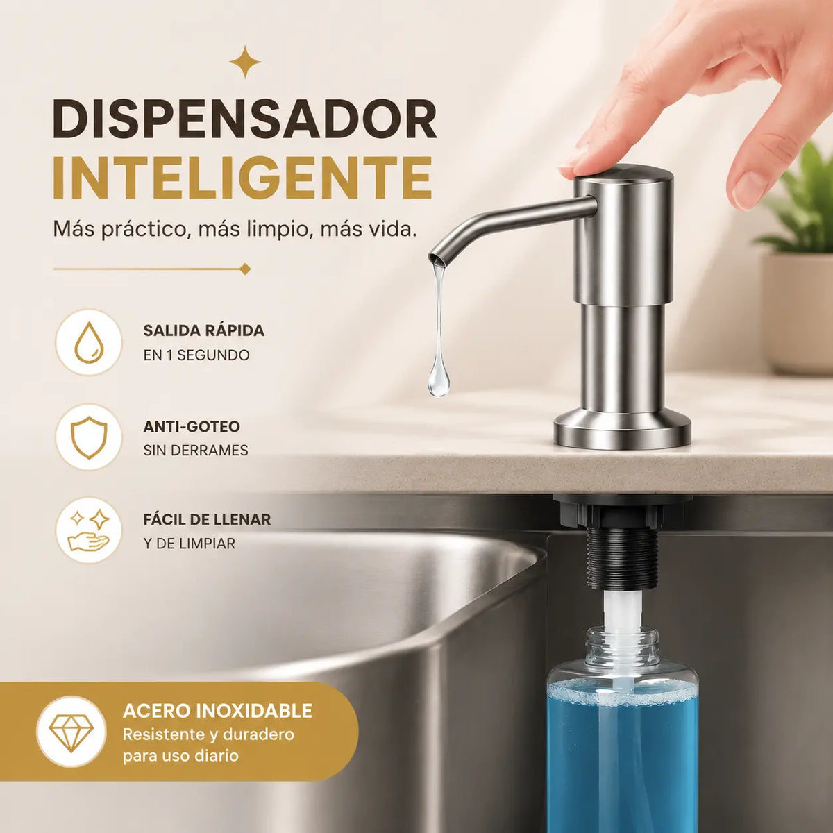 🚰💧Kit de tubo de extensión para dispensador de jabón de lavabo