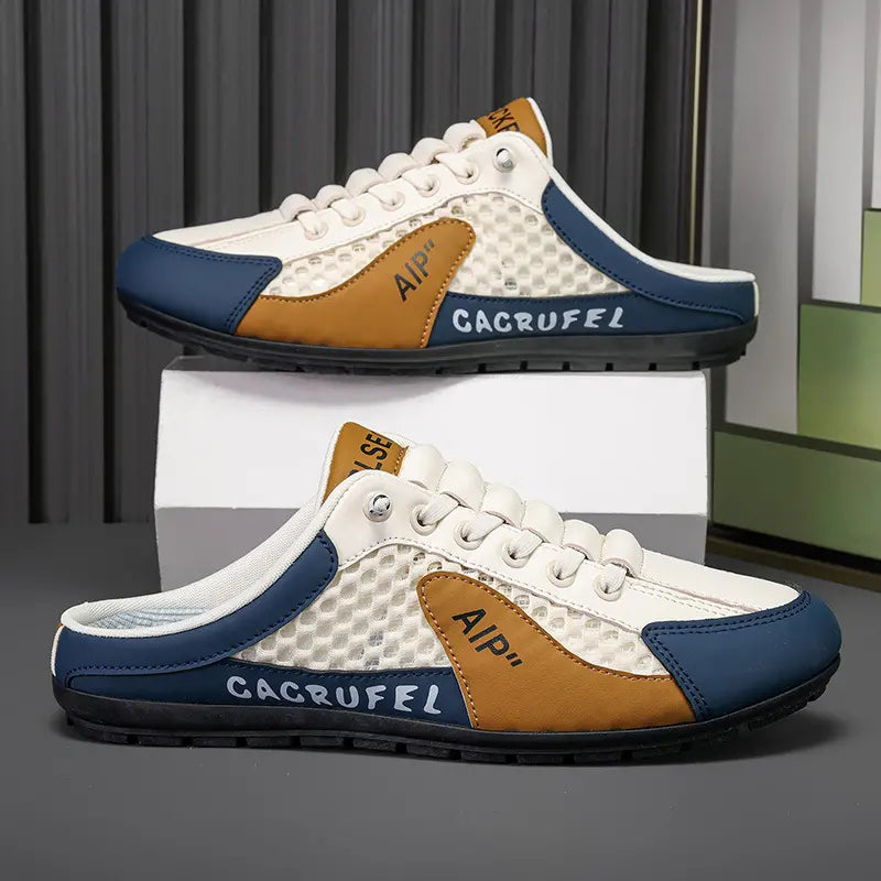👞🔥【39-44】 2025 Nové módní pánské sportovní a volnočasové pantofle -- 3957299