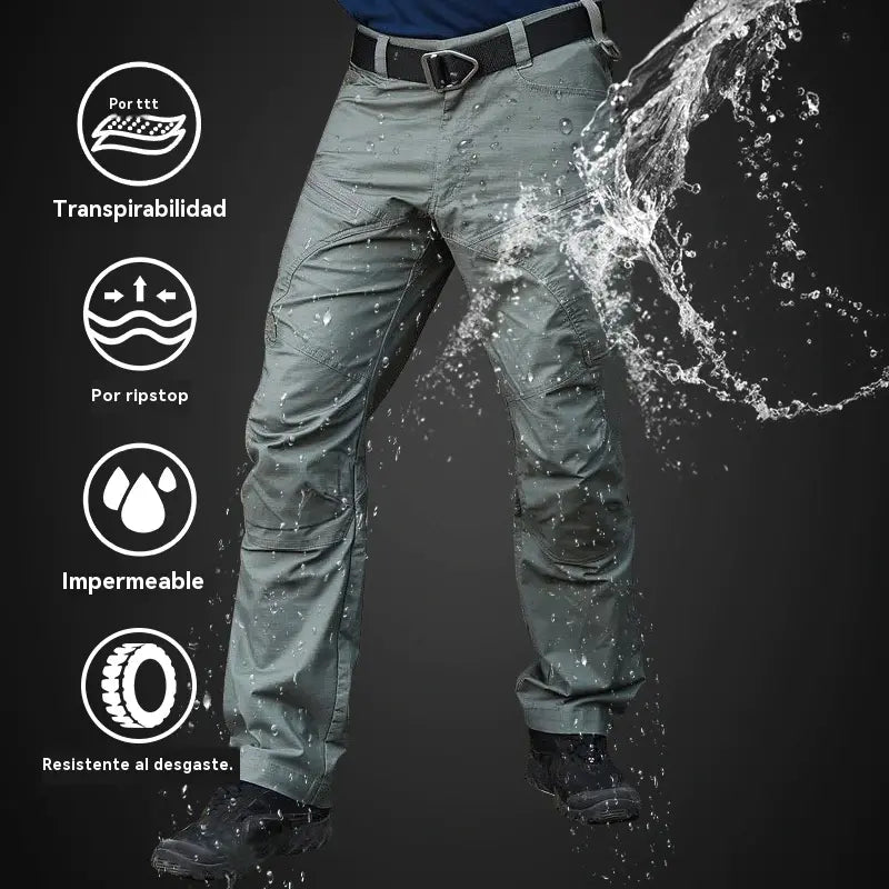 🔥【Oferta especial de temporada -50%】Pantalones tácticos militares para hombre, resistentes al viento y al agua, de alta calidad y mejorados.