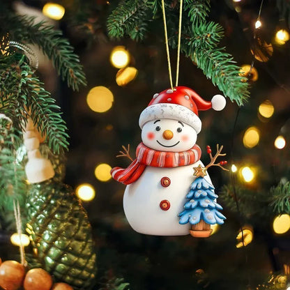 🎄🎅⛄【Kupite 6, dobijte 6 gratis】Slatki božićni ukras snjegović