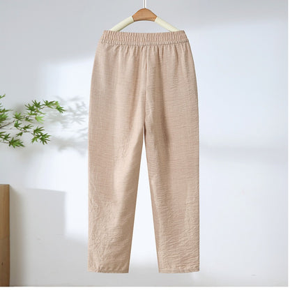 🎉【Reducere pe timp limitat】【40-90KG】Moda de vară pantaloni casual de nouă minute