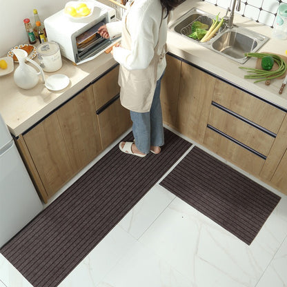 💥(40*60cm+40*120cm) Kuchyňská podložka s protiskluzovými pruhy, které absorbují vodu a olej