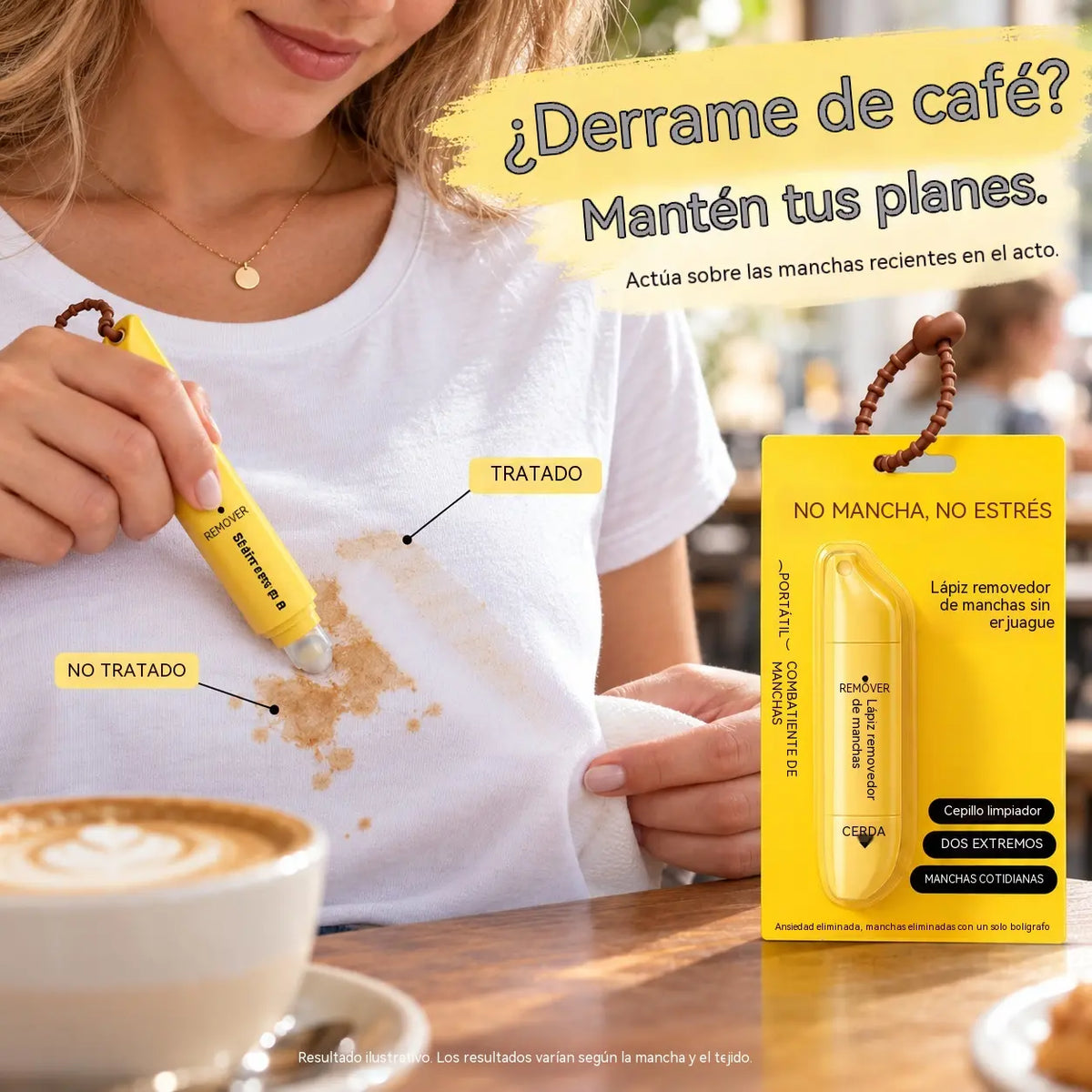 🔥【Compra 1 y llévate 1 gratis】🧼 Lápiz quitamanchas portátil de doble punta ✨ Limpiador de emergencia instantáneo para ropa (sin necesidad de enjuague); ideal para manchas de aceite y café