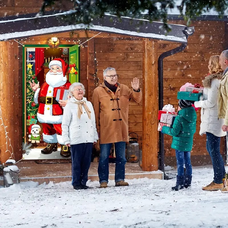 🎄Predčasný vianočný výpredaj: 50% zľava na 🎅vianočné dekorácie na dvere🎅