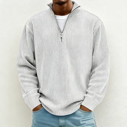 【S-5XL】Nuevo polo de cuello alto sencillo de color liso para hombre, colección 2026