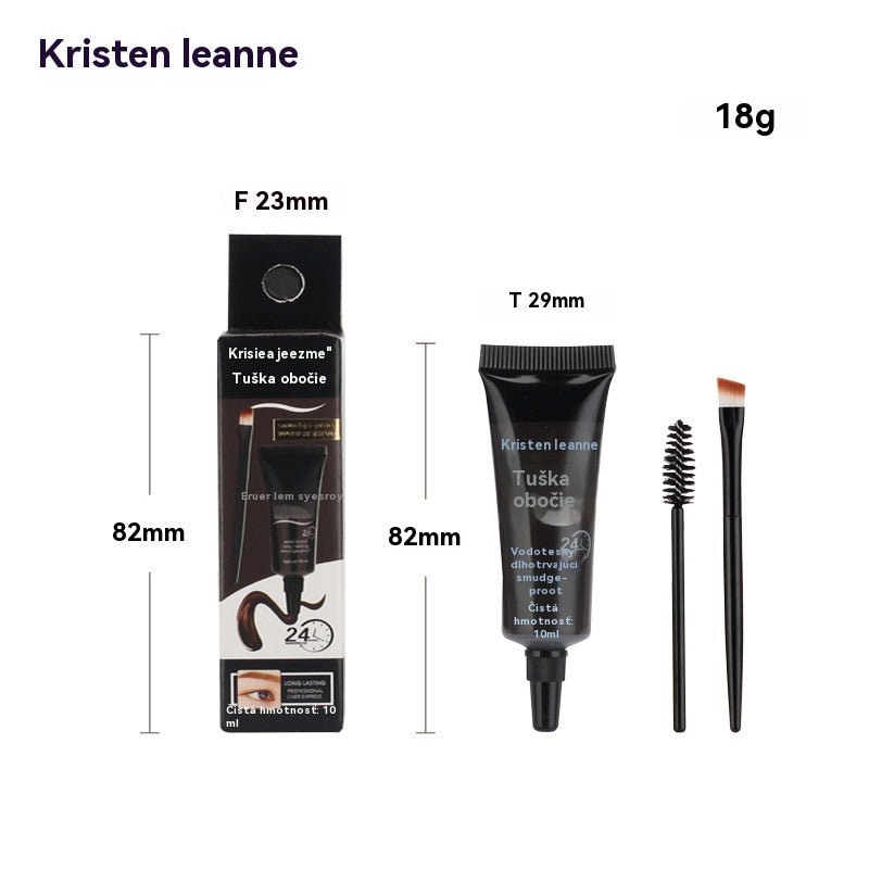 ⏳Poslední den, kupte jeden a druhý dostanete zdarma⭐Dlouhotrvající, voděodolný a nerozmazávající se tekutý gel/krém na obočí (se štětcem na obočí)