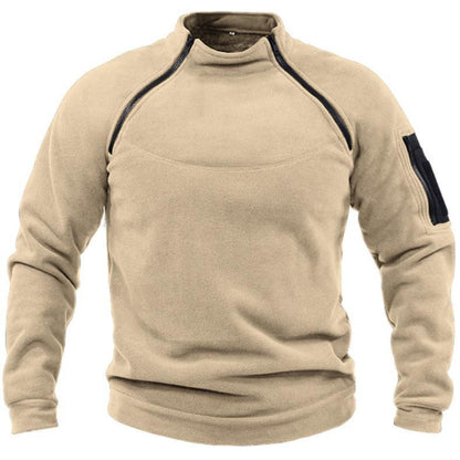 🔥📢【S-4XL】Nueva chaqueta de capa base con forro polar para hombre (colección 2026) – Cálida y moderna, diseño básico pero elegante