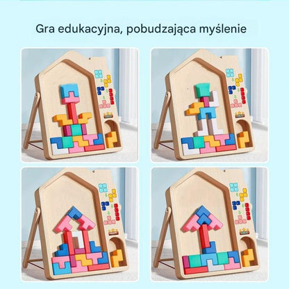 🔥🌈【Ograniczona czasowo zniżka 50%】Tetris – edukacyjna układanka dla dzieci z klockami