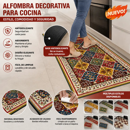 💧Alfombrilla súper absorbente｜40×60+40×120cm, antideslizante y de secado rápido para el hogar