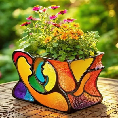 💐🔥💐🔥Nowa prosta, ozdobna doniczka w kształcie książki wykonana z żywicy