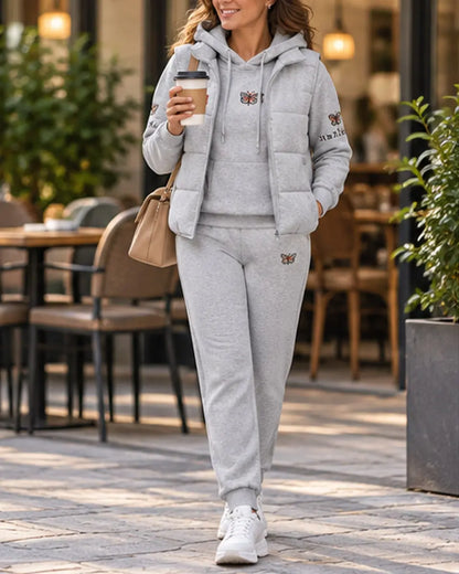 Novi trodijelni casual set iz 2026. (prsluk + top + hlače)