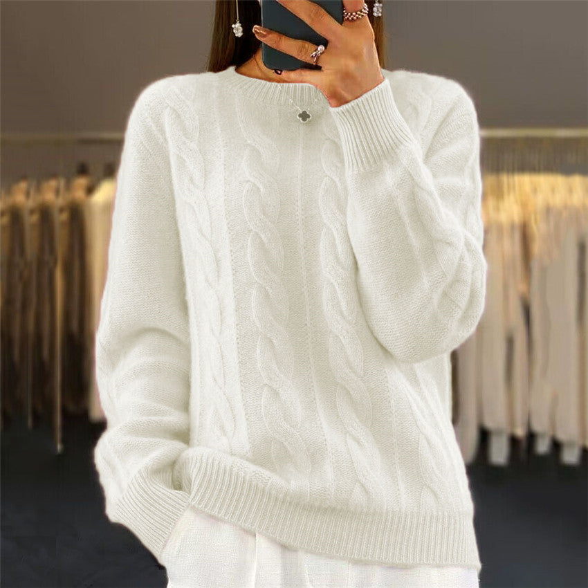 🔥✨【Novi jesenski stil】【S-2XL】2025 Jednobojni visokokvalitetni mekani i udobni vuneni džemper