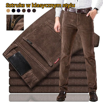 🏆 Bestseller 【-42% zniżki 🔥🔥】Męskie spodnie sztruksowe o klasycznym kroju