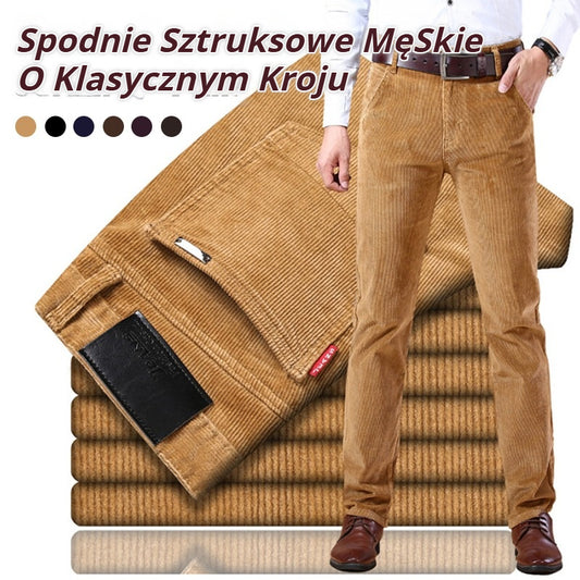🏆 Bestseller 【-42% zniżki 🔥🔥】Męskie spodnie sztruksowe o klasycznym kroju